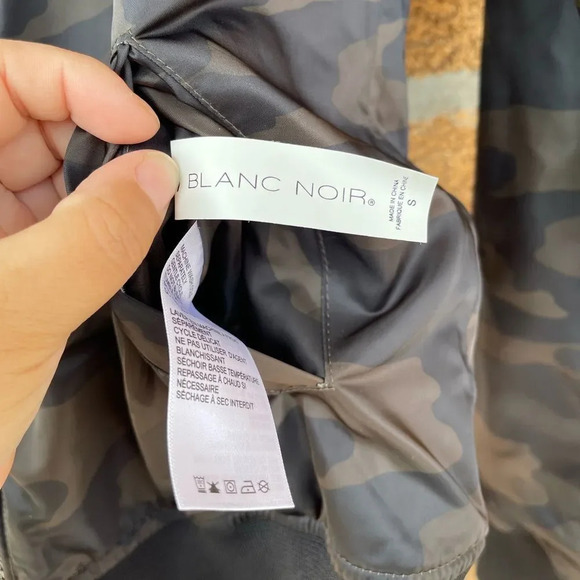 Blanc noir reversible bomber camo small - Picture 7 of 17